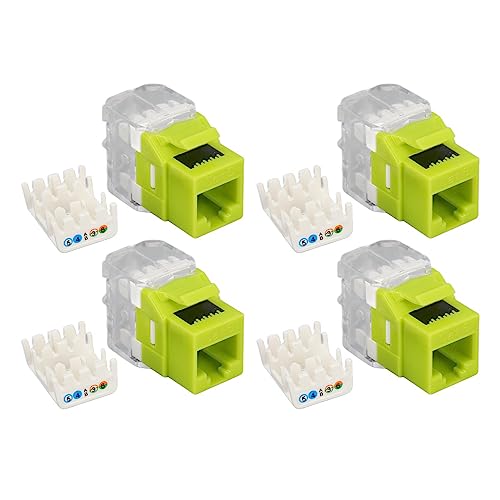 Module RJ45 Cat6 Ethernet non blindé sans poinçon à 180 degrés pour câble