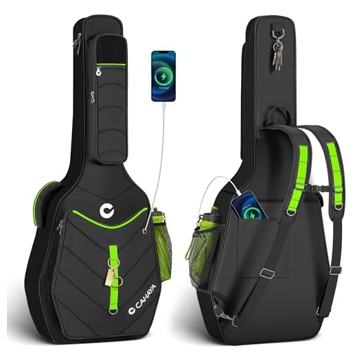 CAHAYA Funda para Guitarra Acústica - Bolsa Suave con Parche Adhesivo Personalizable Bolsillo Lateral para Botella de Agua Acolchado de 12 mm Material Resistente al Agua para 40 41 42 Pulgadas