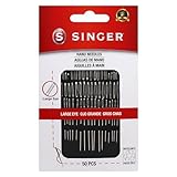 Compatibilité universelle des fils : le grand chas ovale de ces aiguilles à coudre s'adapte à différents types de fils, y compris des fils plus épais et du fil dentaire, pour de larges options créatives.