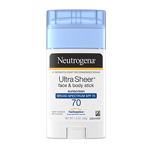 Neutrogena Ultra Sheer Non-Greasy Sunscreen Stick for Face & Body, Broad Spectrum SPF