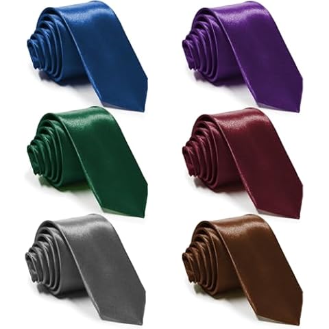 somjodal 12PCS Satin Ties Set Cover
