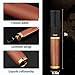 Reusable Cigarette Filter Tips Made of Food Grade Materials Supports Sizes coarse Medium fine Featuring a Leather Style Design, Cigarette Filter Holder Come with a Storage Tube for Convenience