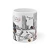The Yellow Baksa Chicago Souvenir Mug | 11oz Ceramic Coffee Cup | Windy City Chi-Town Skyline Design | Travel Keepsake Gift #2