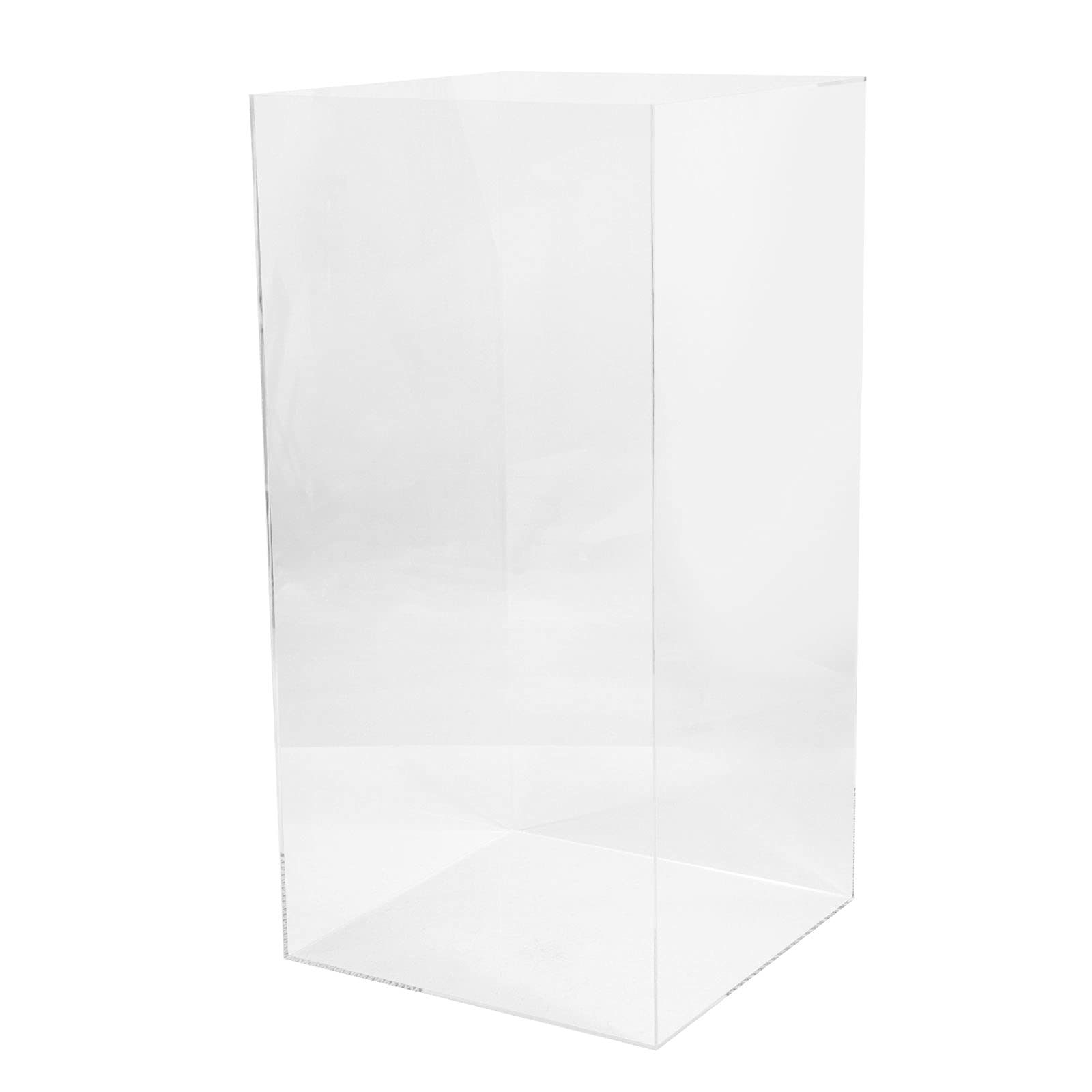 Espositore in acrilico per negozi, vetrine in, trasparente, collezione antipolvere, grande, giocattolo, modello Lego, in acrilico, antipolvere, trasparente, bianco, 30 x 30 x 60 cm