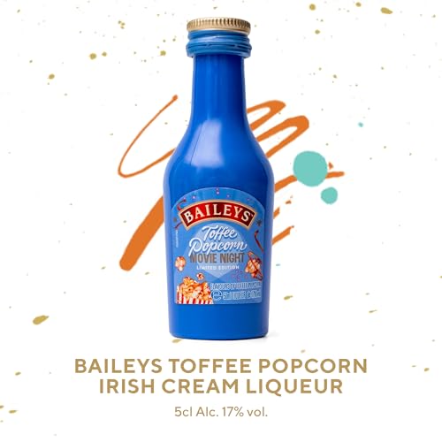 Baileys Gift Set - Original Irish Cream Liqueur, Chocolate, Toffee Popcorn x3 Alcohol Miniatures 5cl Bottles - Birthday Alcohol Gift Sets for Women, Men, Mum Gifts for Birthday, Valentines - Image 6