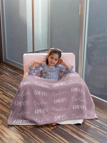 Personalized Name Blanket for Baby Boy Girl Kids and Adults, Baby Customized Blankets Mother’s Day, Personalized Name Blanket for Your Daughter, Customized Name Baby Blankets for Girls