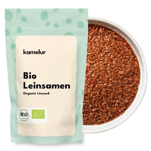 Kamelur Bio Lijnzaad Gehele (2,5 kg) - Bio Lijnzaad Bruin zonder Toevoegingen
