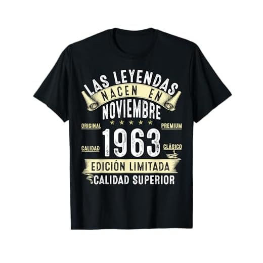 61 Años Cumpleaños Las Leyendas nacen en Noviembre de 1963 Camiseta