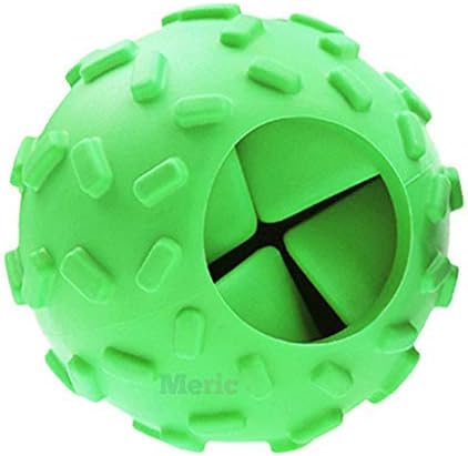 Meric Interactive Ferret, Cat, Rabbit Treat Ball, Engaging Toy Tires Out Hyper Pups, Gets Couch Canines Moving and Burning Calories