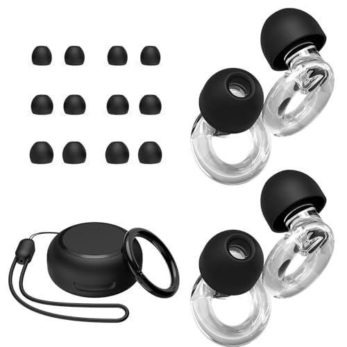 JUSTRVN Ear Plugs for Concert, 2 Pairs of Noise Reduction...
