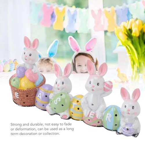 Oeufs de Pâques Lapin Pièce Maîtresse de Table pour Jardin et Déco Maison