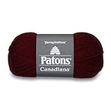 Patons Canadiana Yarn, Burgundy