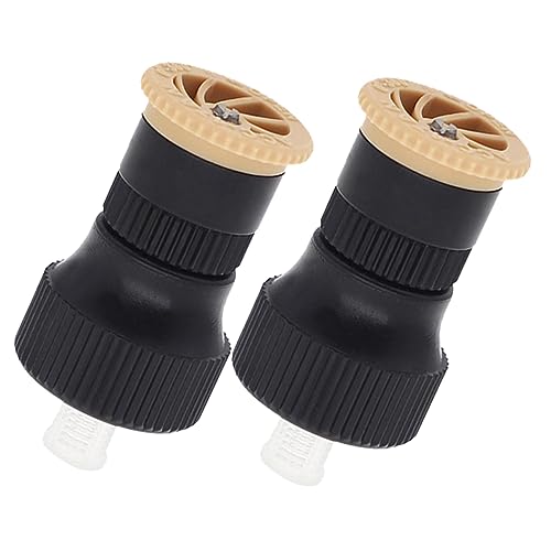 NULYLU 2pcs Precision Arc Sprinkler Nozzle Plastic Agriculture Nozzle for Watering 360-degree Adjustable Sprinkler Head Replacement
