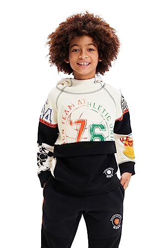 Sweat Desigual Renne pull blanc garçon taille L pour enfant