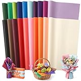 Koogel 120 Sheets Tissue Paper Bulk, 20 x 14 Inch Gift Wrapping Paper for Gift Bags Crafts Wedding Birthday Party 20 Assorted Colors