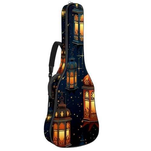 JRHEJTHH Housse de guitare acoustique imperméable et pliable avec bandoulière réglable pour guitare acoustique de 101,6 cm, 104,4 cm, 106,7 cm d’épaisseur, motif lanterne du Ramadan, Multicolore., - Les Beatles, Paul McCartney, John Lennon, RIngo Starr, George Harrison JRHEJTHH Housse de guitare acoustique imperméable et pliable avec bandoulière réglable pour guitare acoustique de 101,6 cm, 104,4 cm, 106,7 cm d'épaisseur, motif lanterne du Ramadan, Multicolore.,