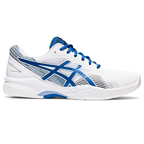 ASICS Men's Gel-Game 8 Men Novak Tennis, White/Lake Drive, 6 UK