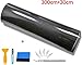 Kaliwa 300cm x 30cm Vinilo Carbono 6D Negro Vinilo Coche Película Protectora Adhesivo A Prueba de Agua Sin Burbujas para Automóvil Motocicleta Bicicleta