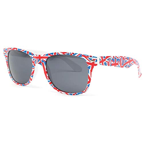 Eye Wear Lunette de soleil drapeau Angleterre UK - Taille: Taille unique - Couleur: Rouge - Homme Cover