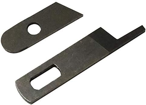 CUMUO Upper Knife 412585 & Lower Knife 550449 for Singer 14SH654, 14SH644, 14SH744 Pfaff 4762 4772 Serger Machine