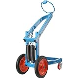 Mobile Air Impact Wrench Holder, 1.6 Inch Air Impact Gun Holder, 4 Wheels 360° rotation, 20-90cm Height Adjustment, Back Saver For Heavy Duty, Suitable for Changing Tire on Truck Semi-Truck and Bus