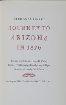 Hardcover Journey to Arizona in 1876 Book