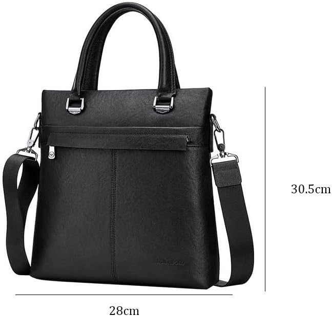 Briefcase Man Business Meeting Office Go To Work Leather Cattle Hand-held Document Bag