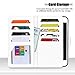 Dailylux Case for iPhone 8, iPhone 7 - [Built-in 9 Card Slots] Premium PU Leather Luxury Bling Flip Wallet Case for Apple iPhone 7/8 4.7 Inch, Marble White