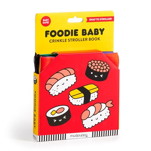 Foodie Baby Crinkle Fabric Stroller Book