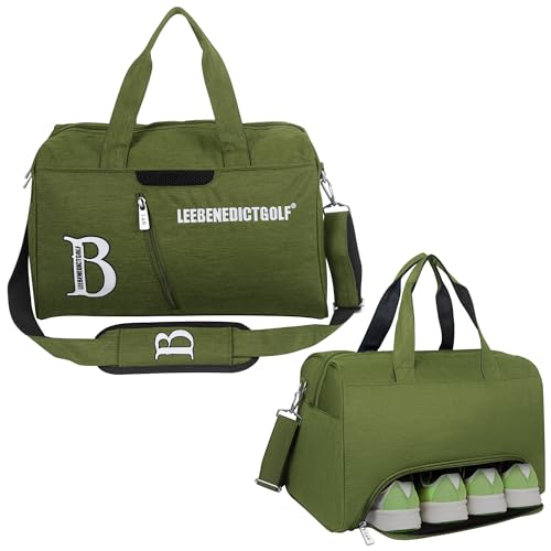 Golf Duffel Bag, Small Duffel Bag for Outdoors, Sports, Yoga, Gym, Swimming and Weekend Getaways, Travel Tote Bag for Waterproof Lightweight Carry-On Workout