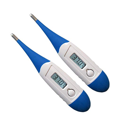 Image of Digital Medical Thermometer Best Quick 10 Second Reading for Oral, Rectal, Armpit Underarm, Body Temperature Clinical Professional Detecting Fever Baby, Infant, Kid, Babies, Children Adult (2)