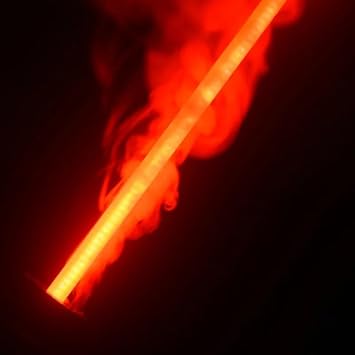 CEVILIA Magic Lightsaber Magic Trick Smoke Sticks Chargable Lightsaber Thru Balloon Smoke Stick Magic Sword Illusion Toy Cool Funny Props Red