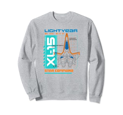 Sweatshirt Lightyear XL-15 Star Ship Disney Pixar pull imprimé pour homme