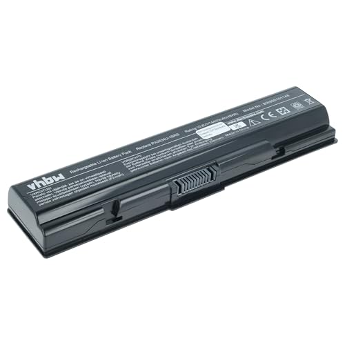 vhbw 1x batería Compatible con Toshiba Satellite Serie L555 Notebook (4400 mAh, 10,8 V, Li Ion)