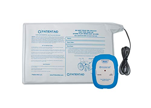 Caregiver Alarm & Fall Prevention System With Chair Pad :: Includes Patient Monitor With Rubber Casing, 9V Battery, 3 Mounting Options, Screws & Full Instructions, 1 Yr. Warranty By Patient Aid #TOP2