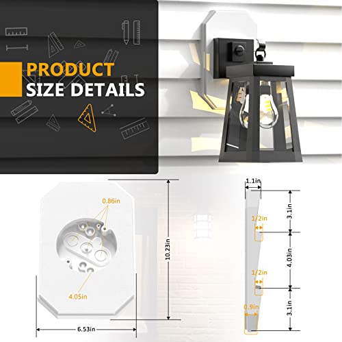 Siding Mounting Kit, Siding Mounting Block, 8141Dbl Outdoor Light Mounting Block With Built-In Electrical Box, Siding Mounting Plate For 1/2 Inch Lap Double And 4 Inch Siding, White #TOP1
