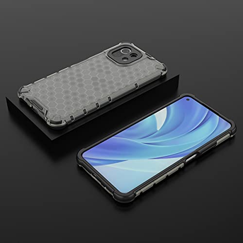Image of Glasgow | for Mi 11 Lite Stylish Look Pattern Back Case Cover for Mi 11 Lite - Black