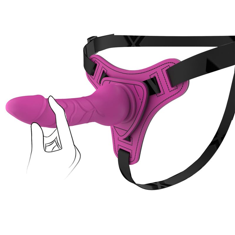 CinturóN De Nylon Femenino con Varilla De Silicona De 150 Cm, Varilla De Silicona Especial De TamañO Ajustable + Larga para El Entrenamiento De Resistencia (Rosa)