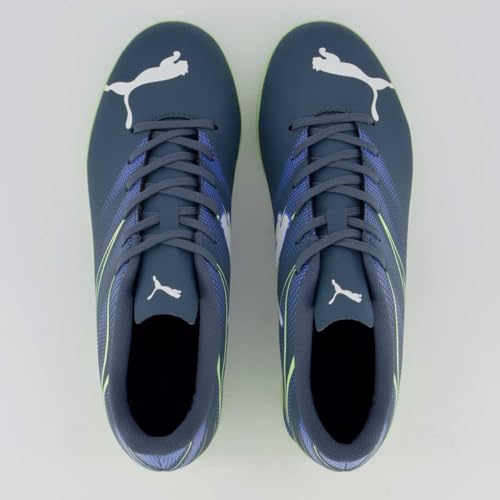 Chuteira Puma Attacanto TT BDP Society Azul e Verd