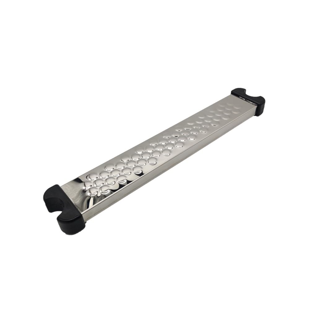 Escalera de piscina de acero inoxidable de 50,5 cm, escalón de repuesto, fijación fuerte, seguro para caminar para piscinas sobre el suelo