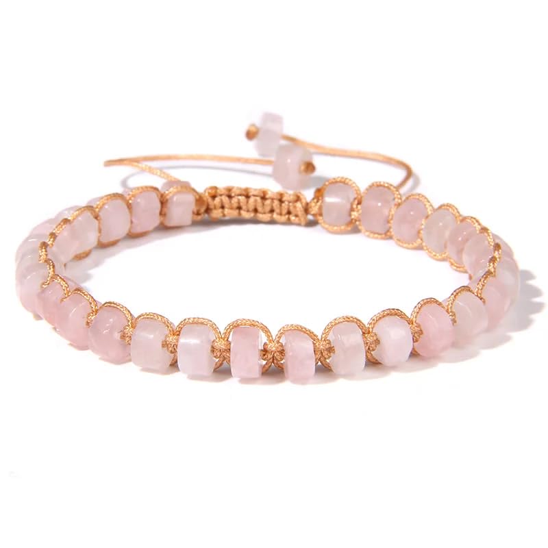 Bracelet en oeil de tigre et quartz rose : le cadeau idéal en perles naturelles