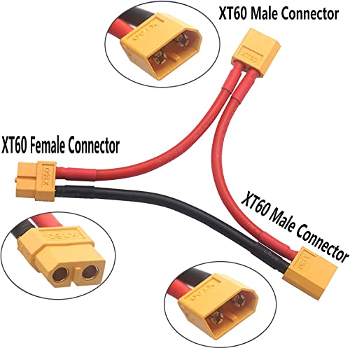 Cavo serie XT60 XT-60 2 pezzi 12AWG 10 cm