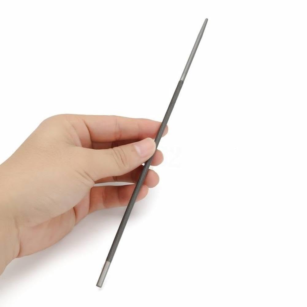 Limes rondes 4.0mm, 12 pièces, pour affûteuse de chaîne de tronçonneuse, Compatible avec les outils de menuiserie