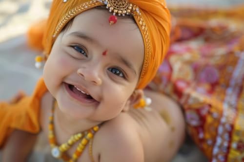 Monkey Pen Exclusive Cute Baby Poster Wall Art | Adorable Infant Boy Portrait | Nursery Decor for Kids Room ,Playroom ,Home & Gifting | Large Multicolor Baby Posters for Home Decoration| Hd Baby Wall Poster For Room Decor (MLTI_CLR_64)