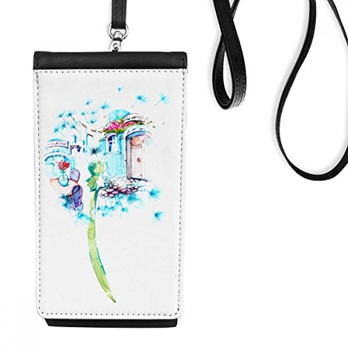 Pochette téléphone pissenlit chalet noir pour vos balades en ville
