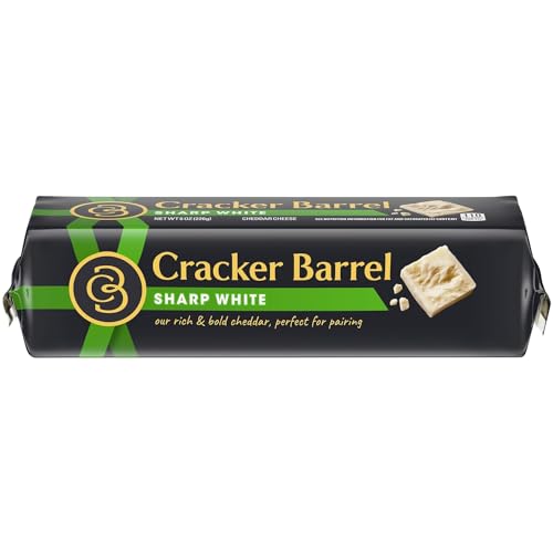 Cracker Barrel Sharp White Cheddar Cheese Chunk 8 oz Pack of 3