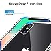 JJGoo Compatiable with iPhone X Case/iPhone Xs Case Clear, Transparent Shockproof Phone Case for iPhone X/XS, Slim Anti-Scratch Hard PC Back Protective Cover Bumper