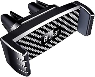 Blukar Car Phone Holder, Adjustable Air Vent Phone Mount Holder 360° Rotation - Super Stable Dual Vent Clips Design for iPhone 14/14 Plus/13/12 Pro Max/XR/X, HUAWEI, Galaxy All 4.7 to 6.7 inch Phones