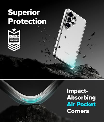 Image of Ringke Fusion for Samsung Galaxy S26 Ultra Case Back Cover [Scratch-Resistant] Slim Transparent Shockproof Bumper Protective - Clear