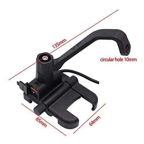 Image of DCZ Full Metal Body Bike & Scooty360 Degree Rotating Mobile Holder Stand for Bike, Scooty,Bicycle | Anti-Vibration /Shake Pads | Mobiles Size Upto 6.5 inch Inch - Random Colors (Anti Vibration)
